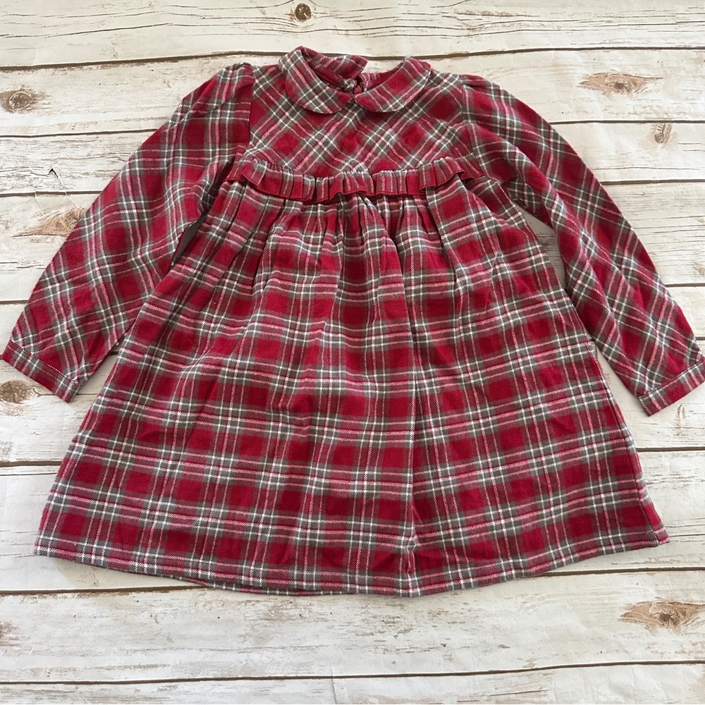 Kite holiday plaid dress vguc 4y